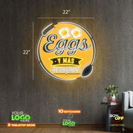 EGGS Y MAS RESTAURANT | LED NEON SIGN
