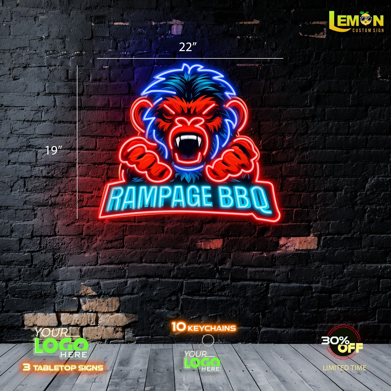 RAMPAGE | LED NEON SIGN