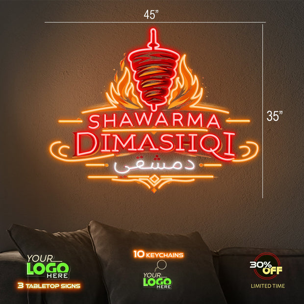 SHAWARMA DIMASHQI | LED NEON SIGN