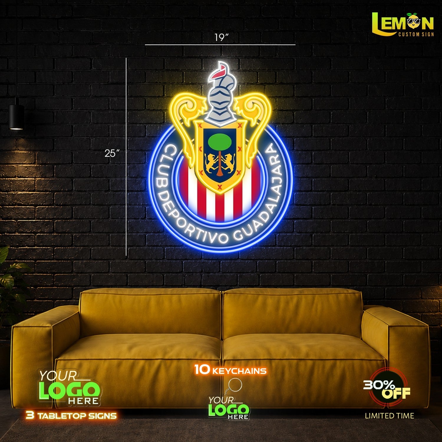 CLUB DEPORTIVO GUADALAJARA | LED NEON SIGN