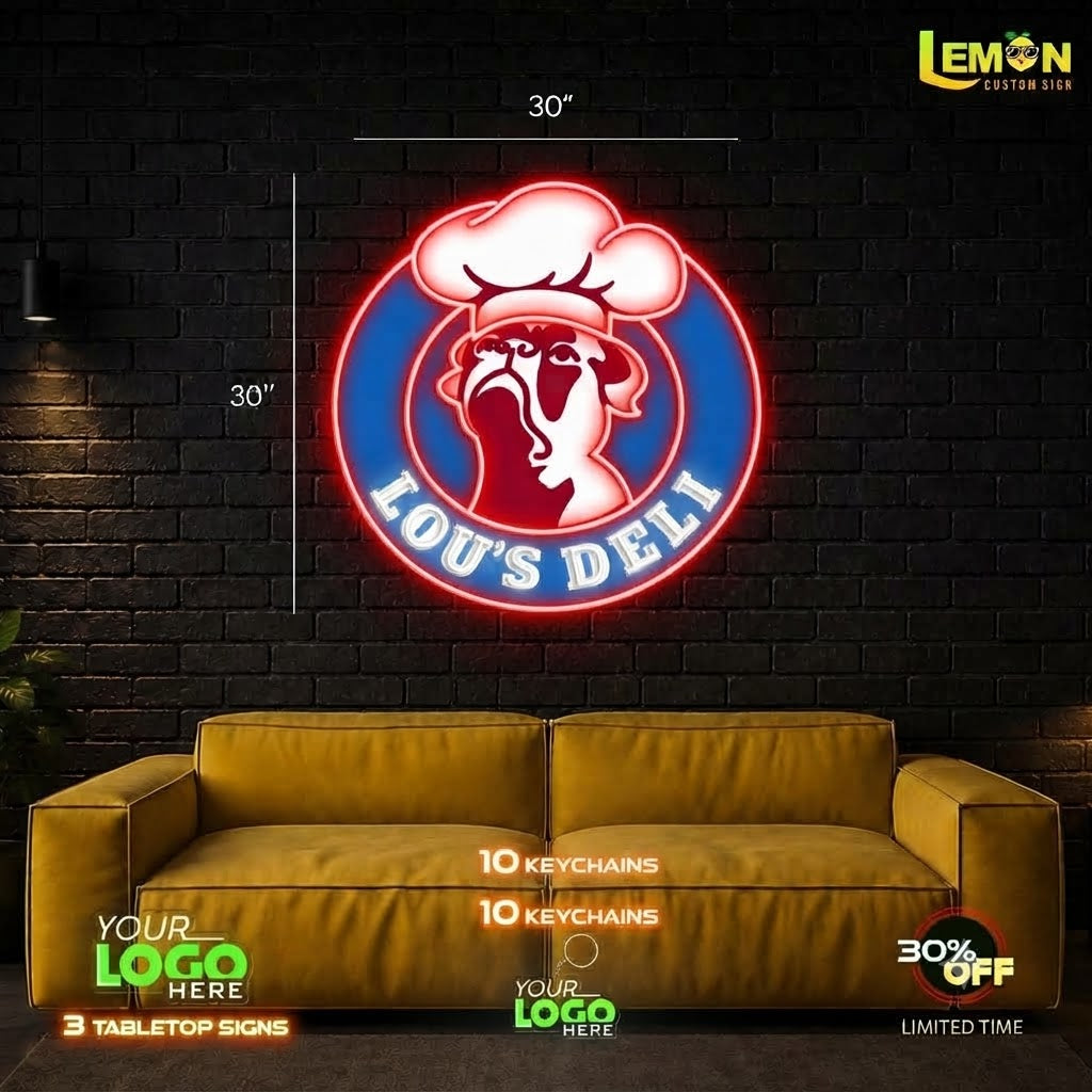 LOU'S DELI | LED NEON SIGN