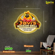 JAVIS MEXICAN GRILL | LED NEON SIGN