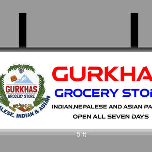 GURKHAS GROCERY STORE | ILLUMINATED BLADE SIGN