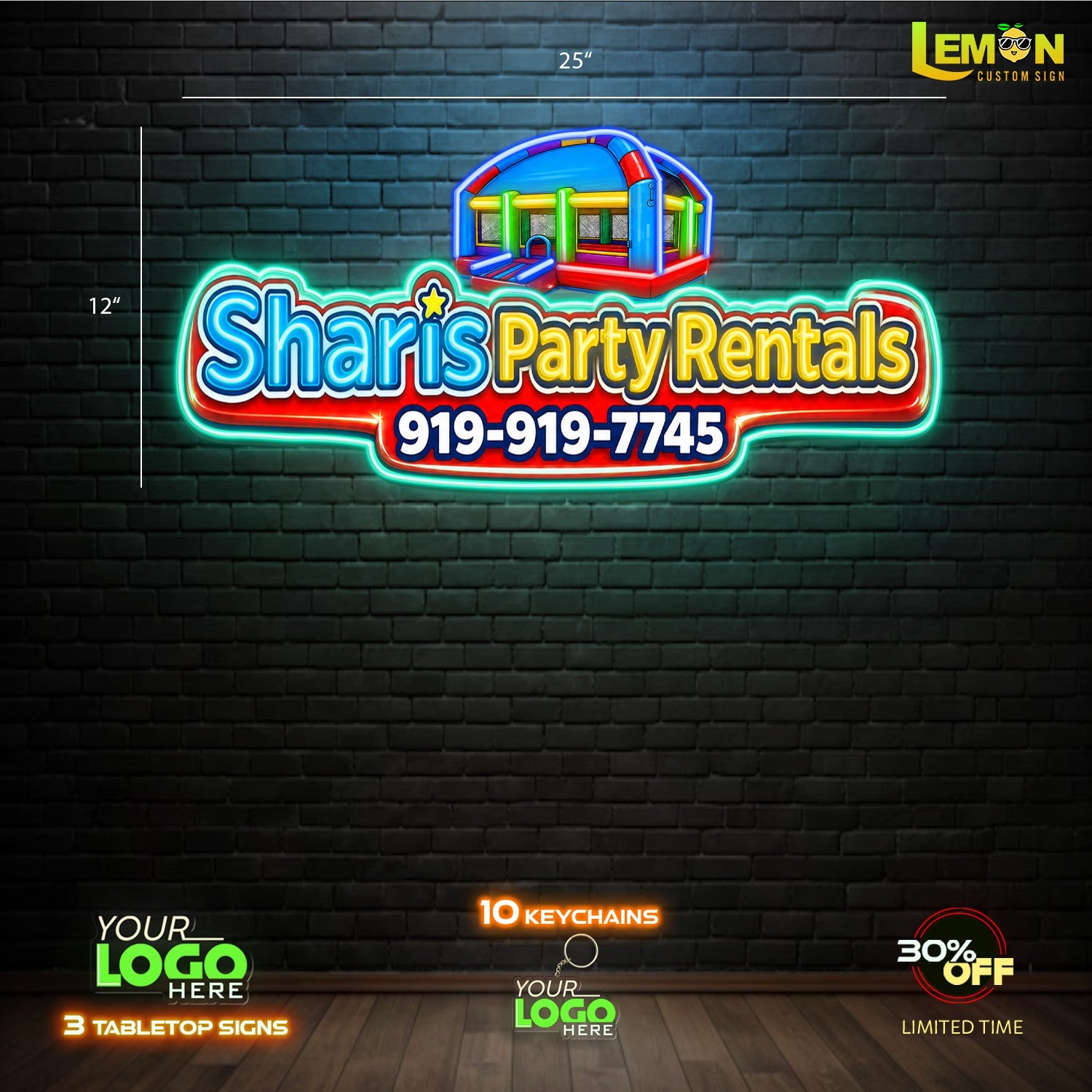 Shari's Party Rentals | LED NEON SIGN