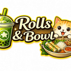Rolls & Bowl | LED NEON SIGN & 100 Keychains