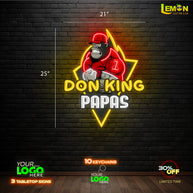 DONT KING PAPAS | LED NEON SIGN