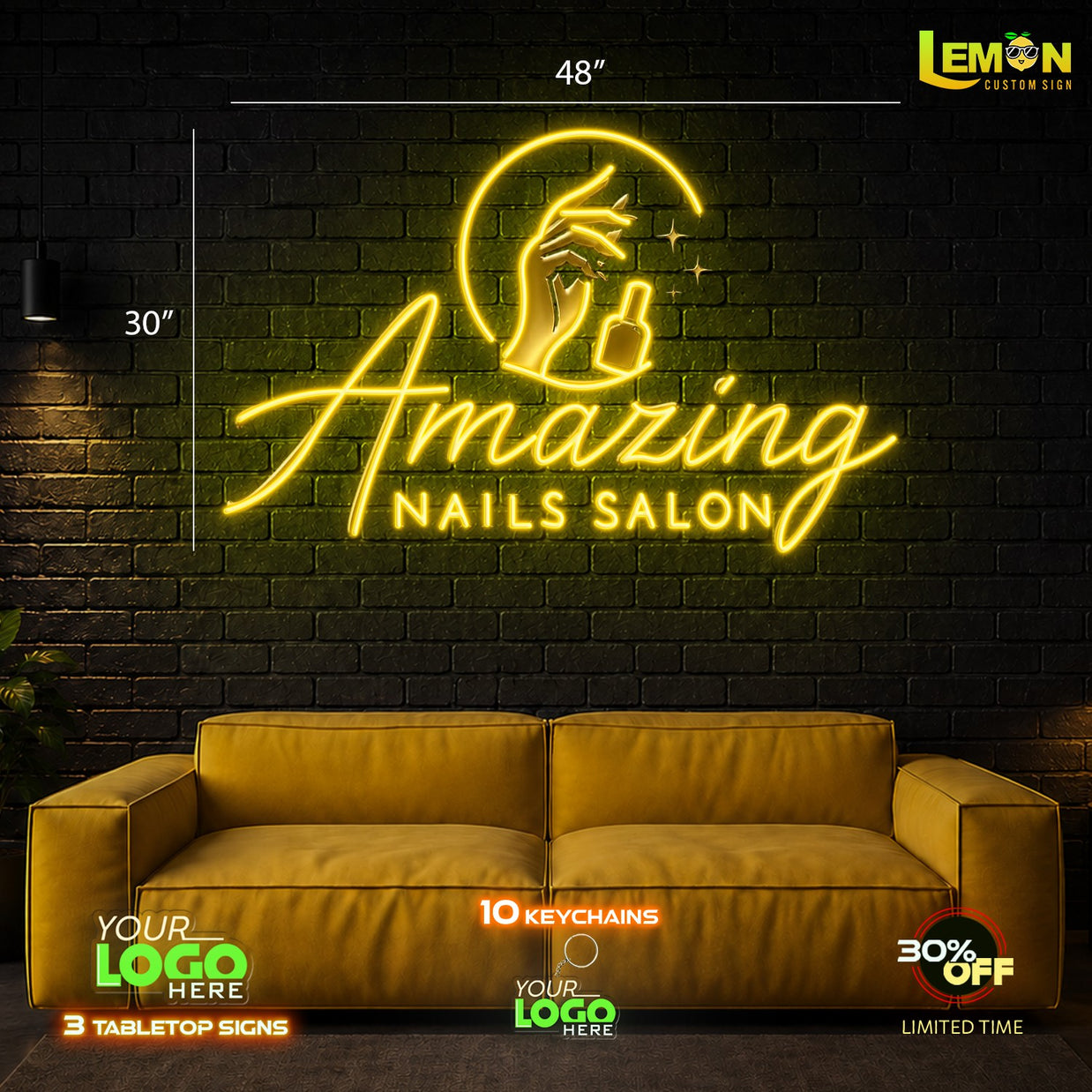 Amazing Nails Salon | LED NEON SIGN