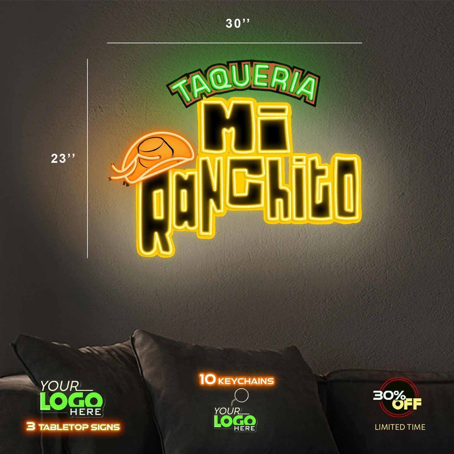 Taqueria Mi Ranchito | LED NEON SIGN