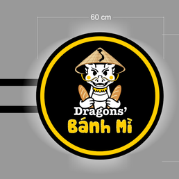 DRAGON'S BÁNH MÌ | ILLUMINATED BLADE SIGN