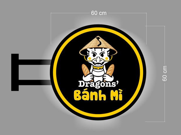 DRAGON'S BÁNH MÌ | ILLUMINATED BLADE SIGN