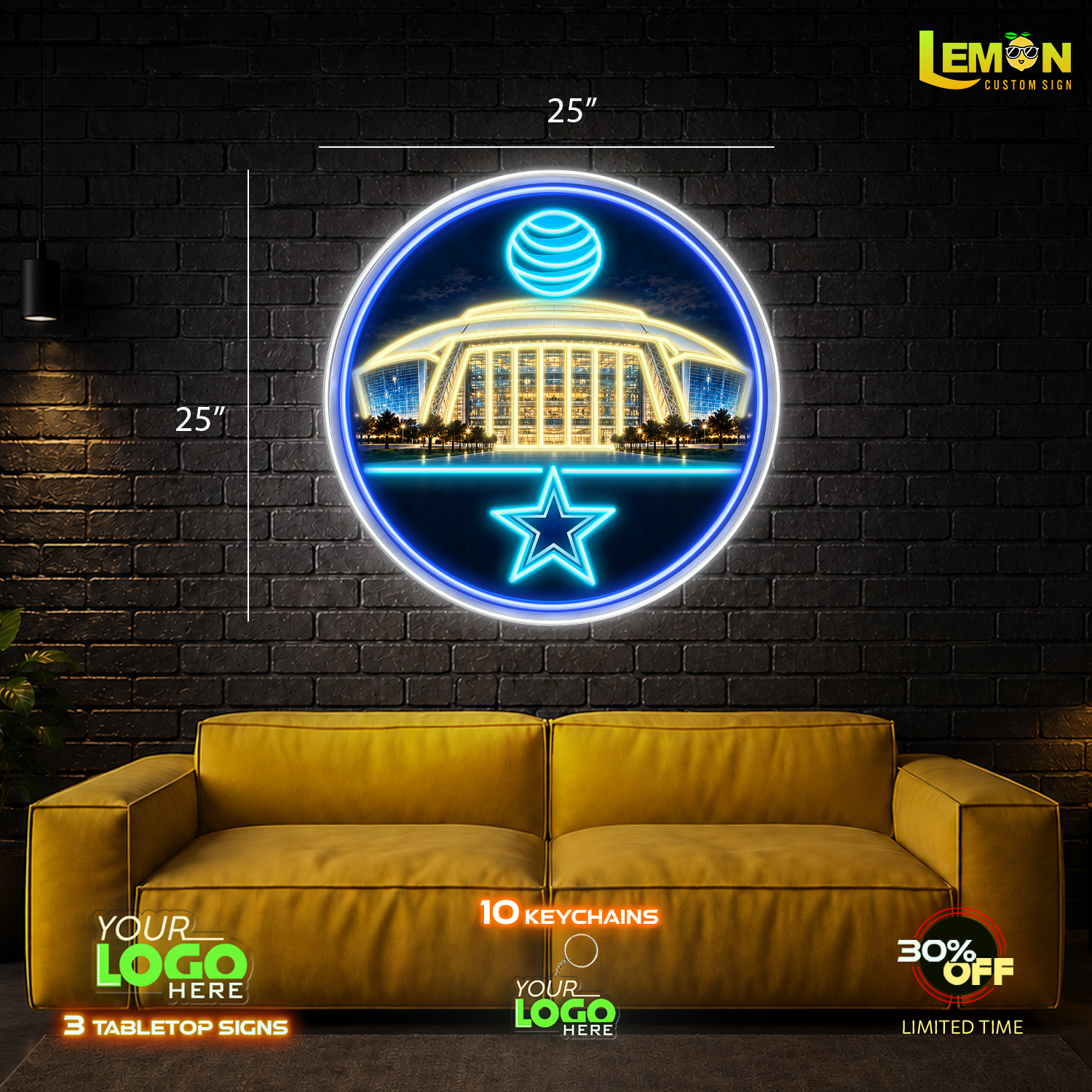 AT&T STADIUM | LED NEON SIGN