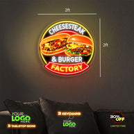 Cheesesteak & Burger Factory | 10 2ft - SIGNS