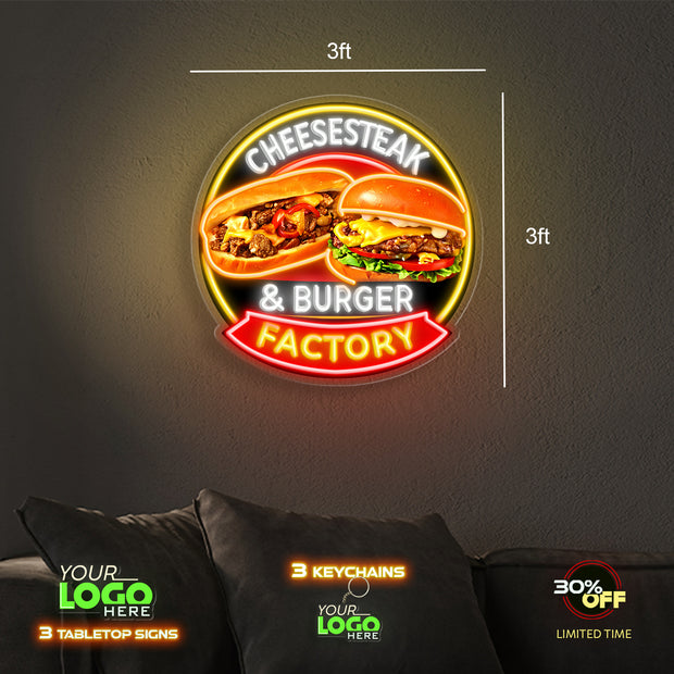 Cheesesteak & Burger Factory | 10 SIGNS