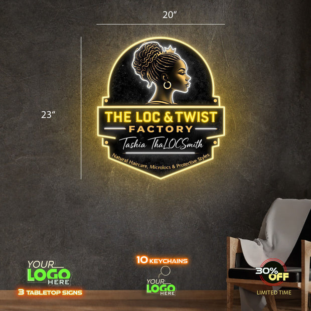 THE LOC & TWIST FACTORY | LED NEON SIGN
