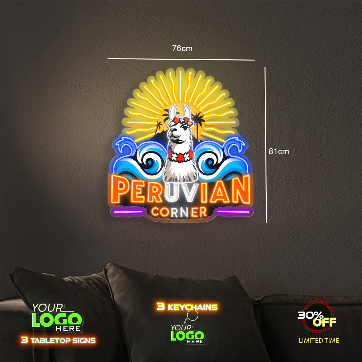 Peruvian Corner | LED NEON SIGN (Express Shipping)