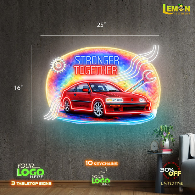 STRONGER TOGETHER | LED NEON SIGN