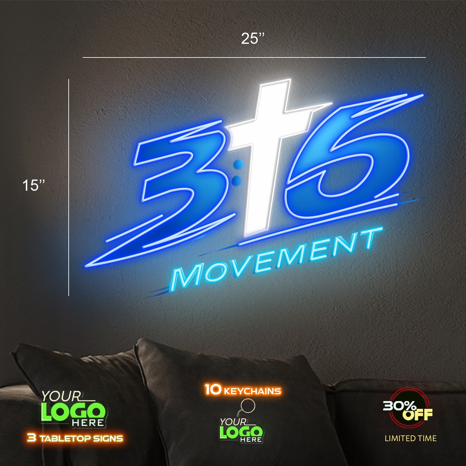 36 Movement | LED NEON SIGN