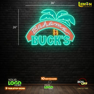 BAHAMA BUCK'S| LED NEON SIGN