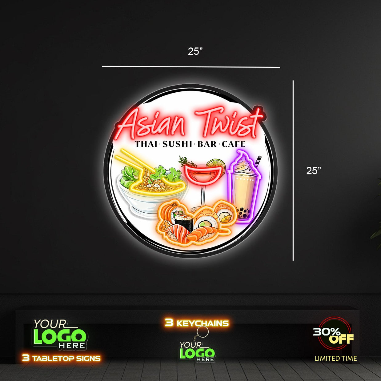 Asian Twist | LED SIGN