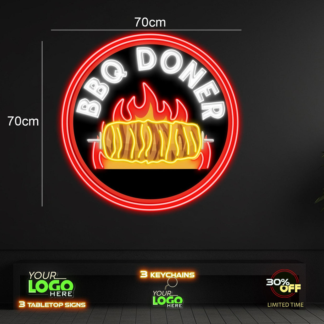 BBQ DONER | LED NEON SIGN