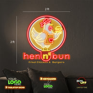 Hen n Bun | LED SIGN