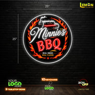 Minnie's BBQ | LED NEON SIGN