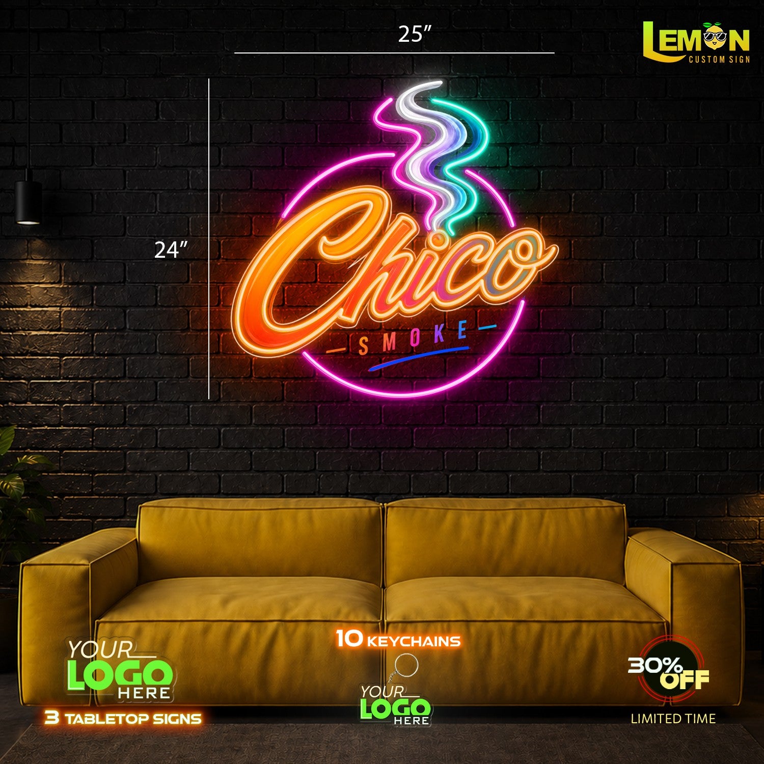 Chico Smoke | LED NEON SIGN