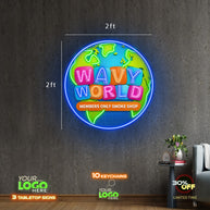 WAVY WORLD | LED NEON SIGN