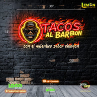 TACOS AL BARBON | LED NEON SIGN