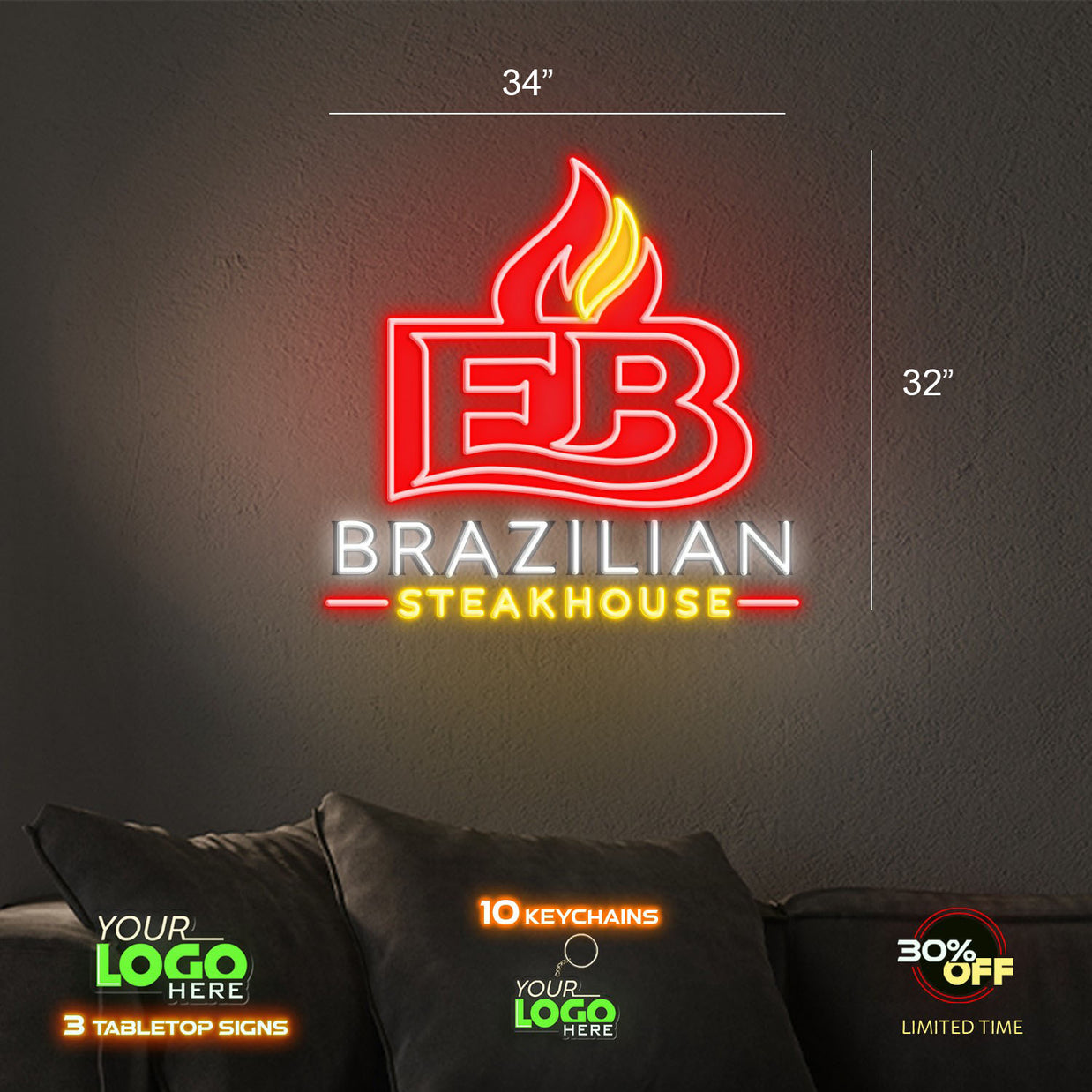 Brazilian Steakhouse | LED NEON SIGN