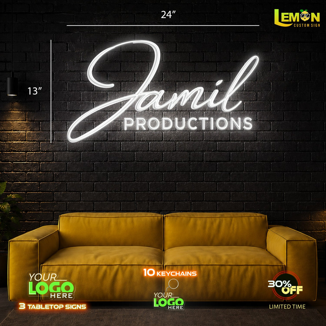 JEENA STUDIOS AND JAMIL PRODUCTIONS | LED NEON SIGN ( 2 SIGNS)