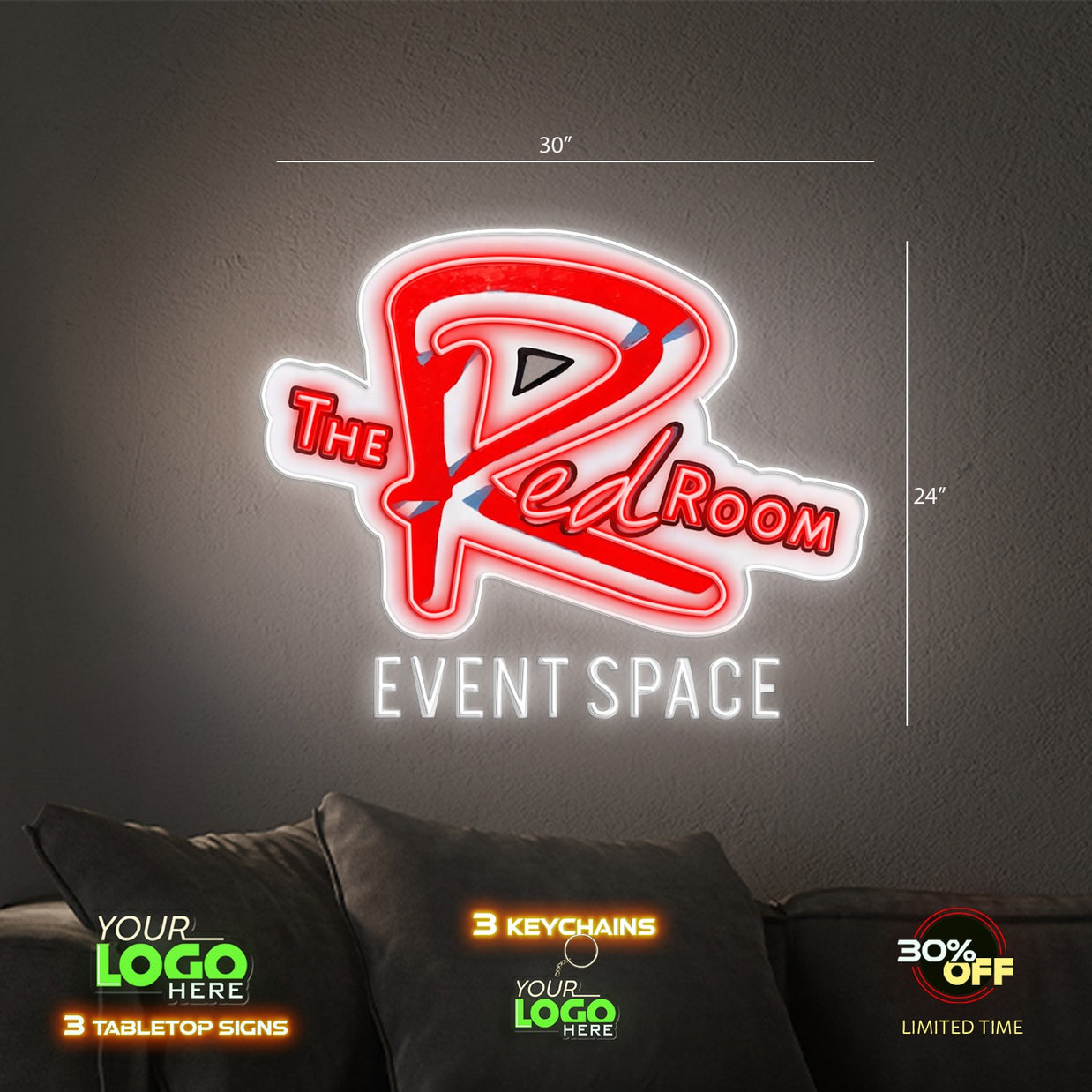 THE RED ROOM | LED NEON SIGN