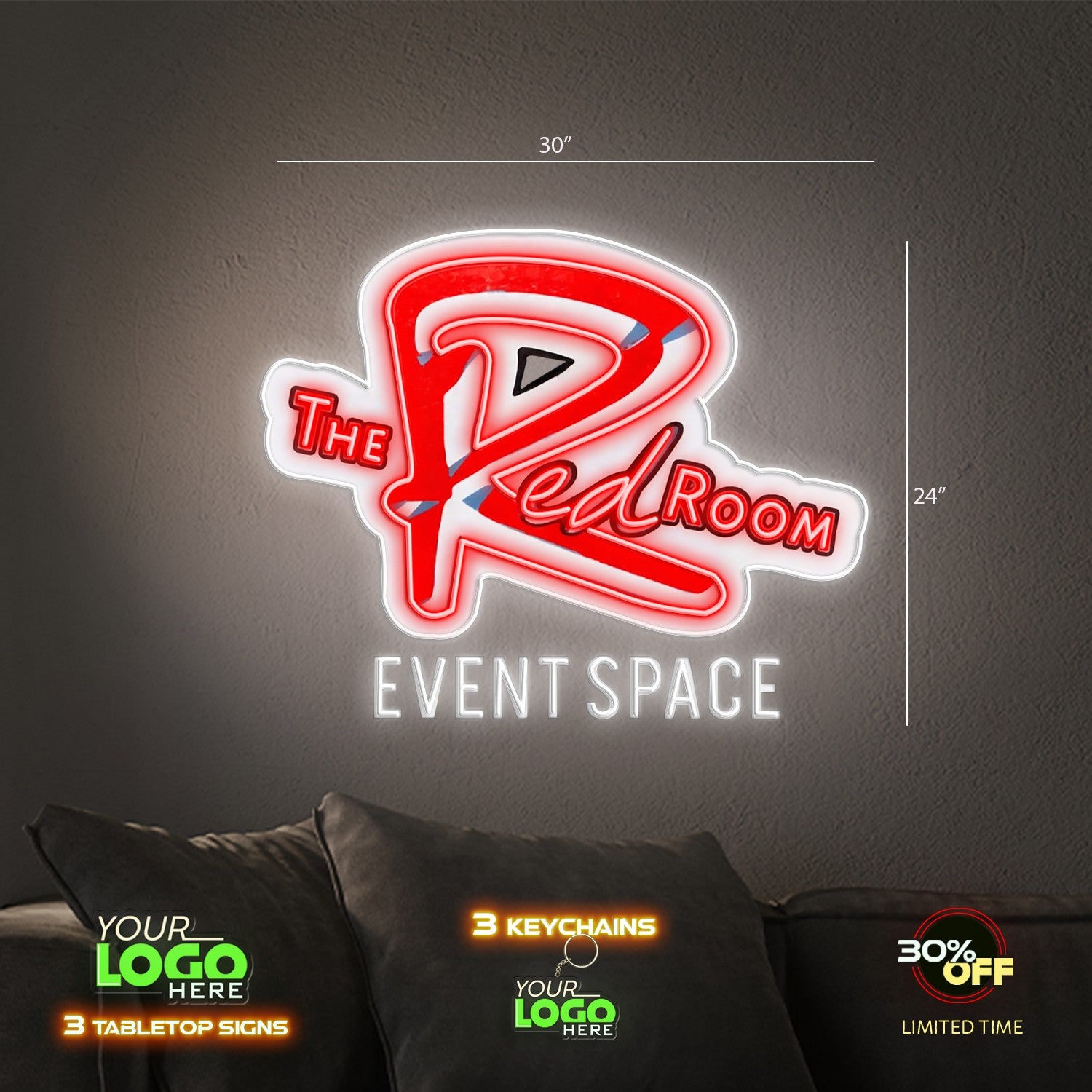 THE RED ROOM | LED NEON SIGN
