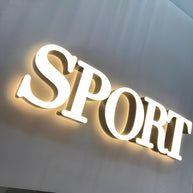 Illuminated Face-lit Sign