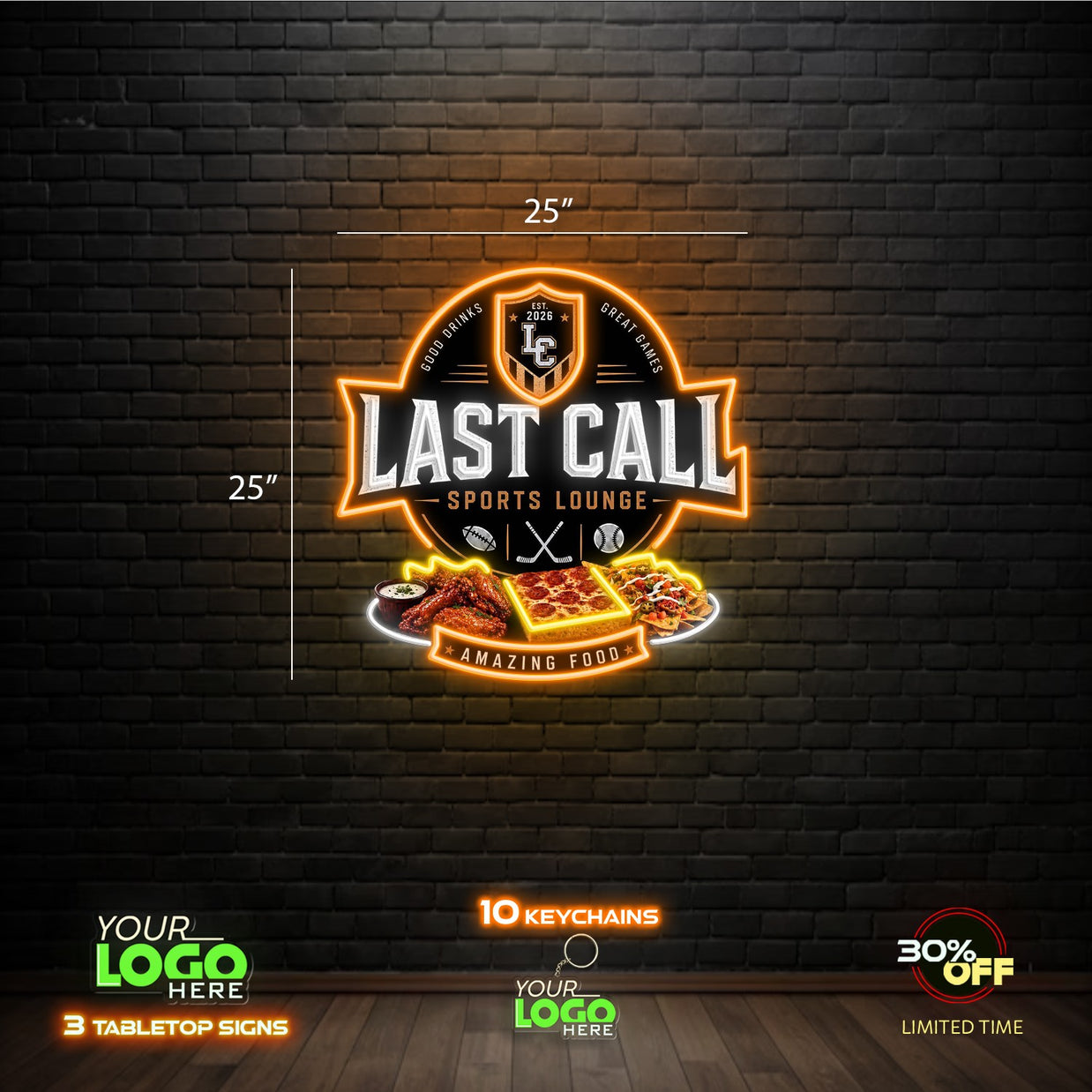 LAST CALL | LED NEON SIGN