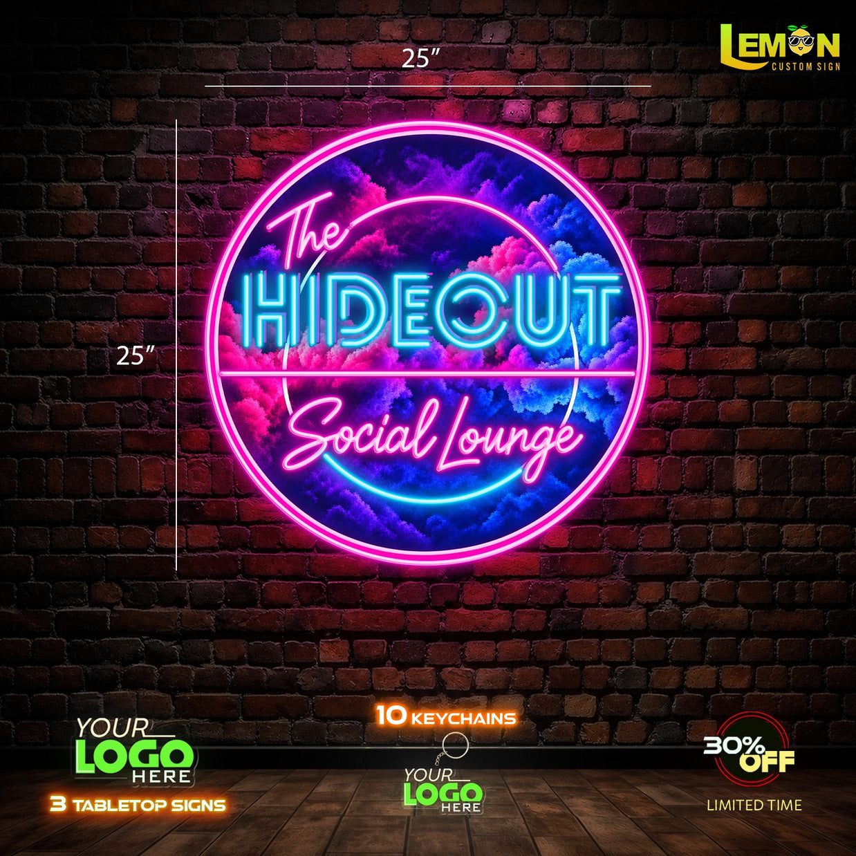 THE HIDECUT | LED NEON SIGN