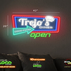 Trejo's diner; Dessert | LED NEON SIGNS (2 SIGNS)