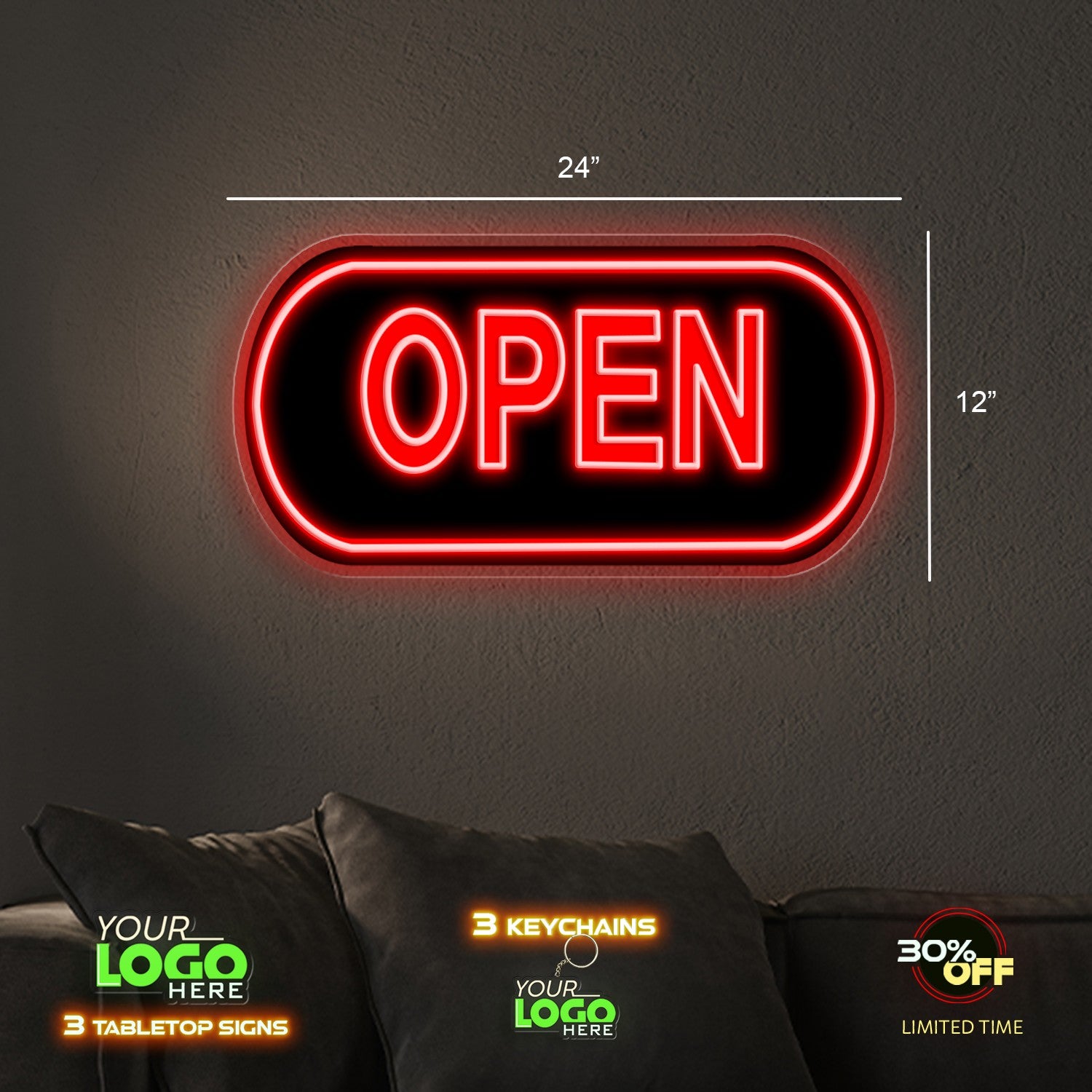 OPEN | LED NEON SIGN