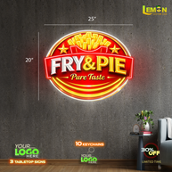 FRY & PIE | LED NEON SIGN