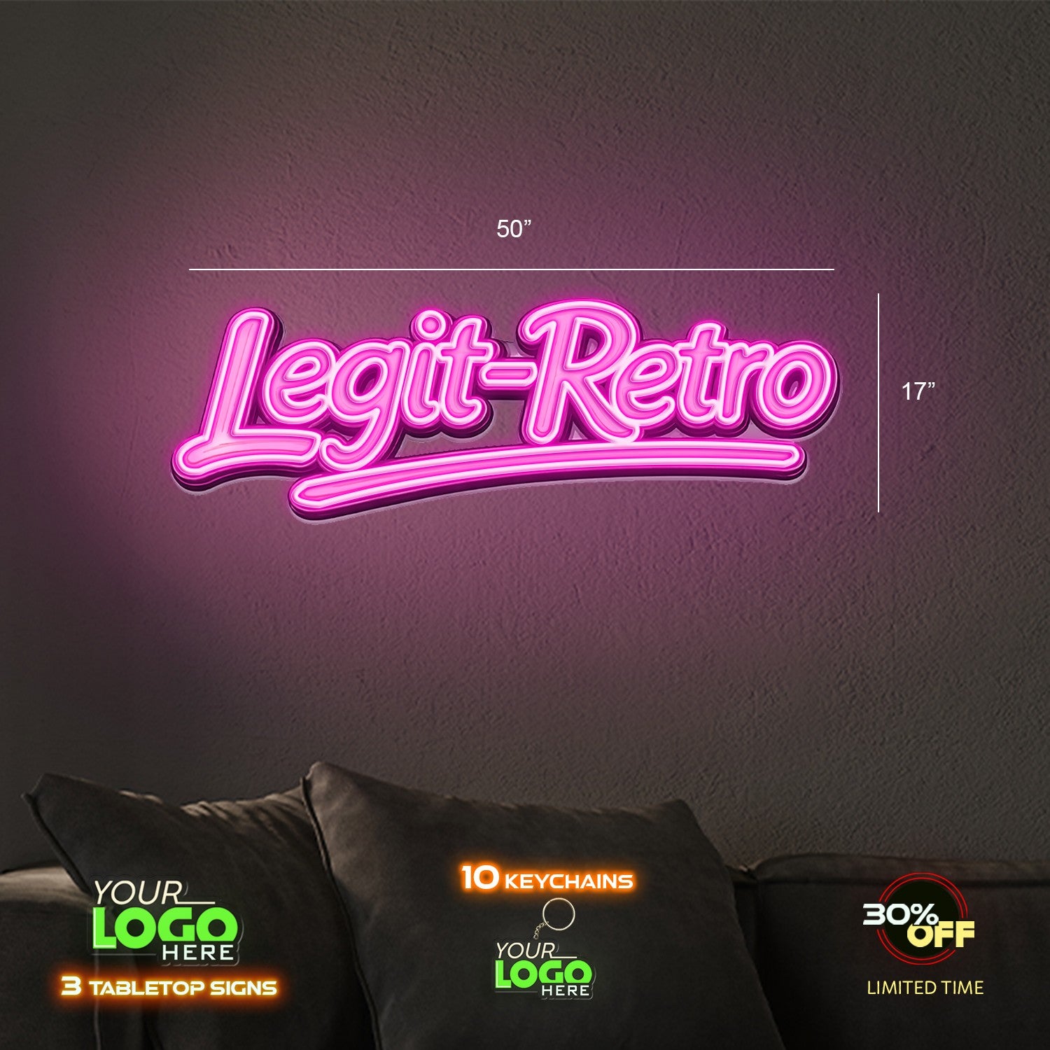Legit Retro| LED NEON SIGN