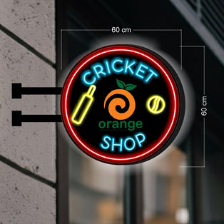 CRICKET SHOP | ILLUMINATED BLADE SIGN