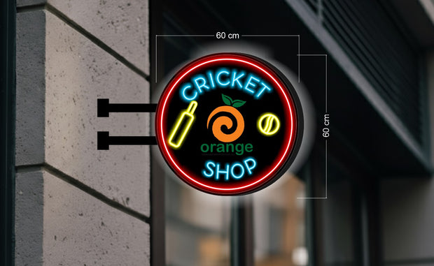 CRICKET SHOP | ILLUMINATED BLADE SIGN