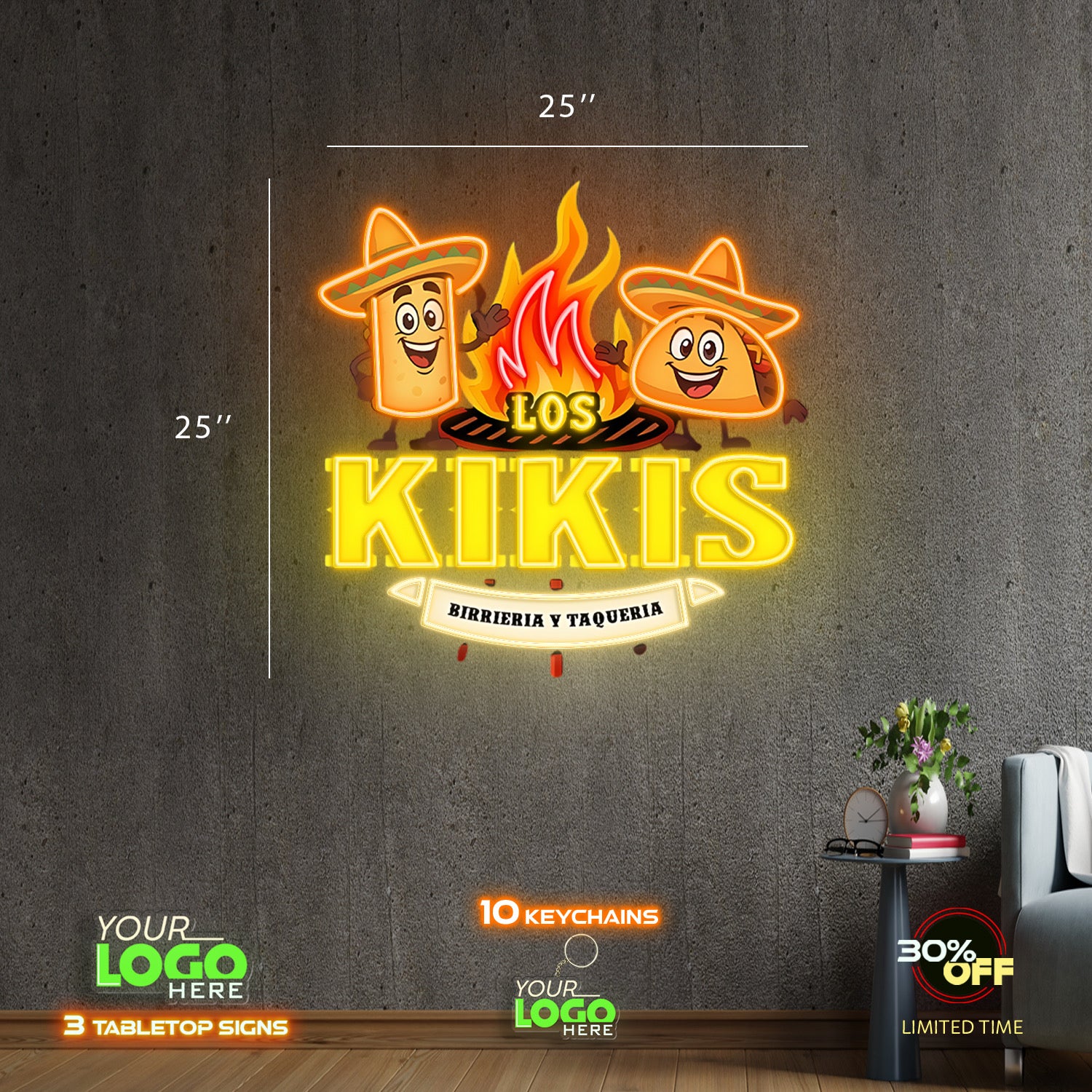 LOS KIKIS| LED NEON SIGN
