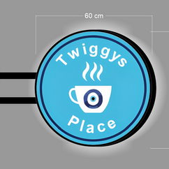 TWIGGYS PLACE | ILLUMINATED BLADE  SIGN