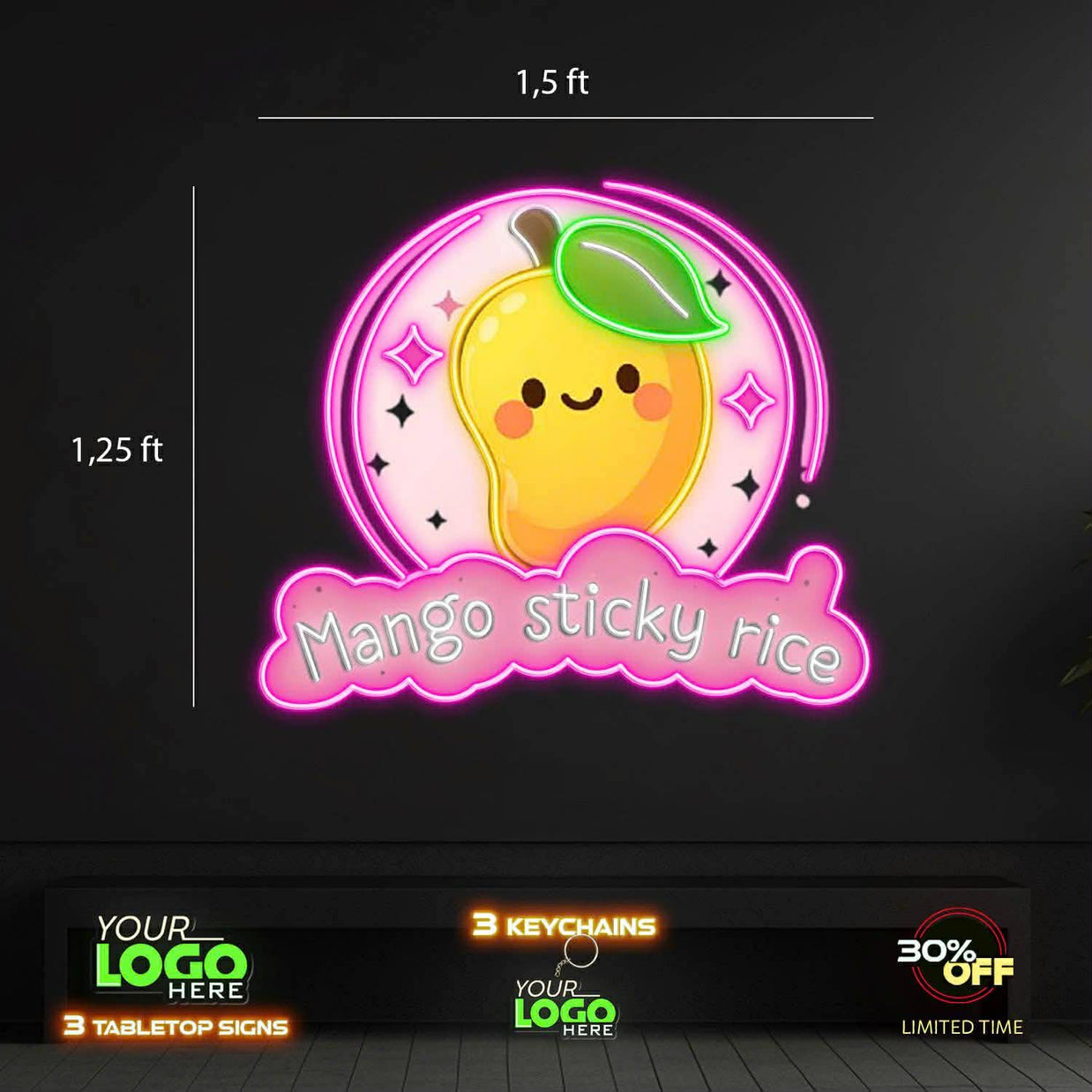 Mango sticky rice | LED NEON SIGN