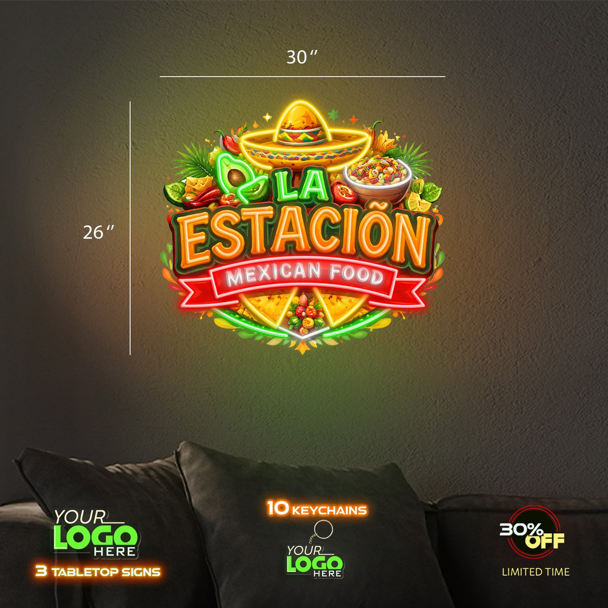 LA ESTACION MEXICAN FOOD | LED NEON SIGN
