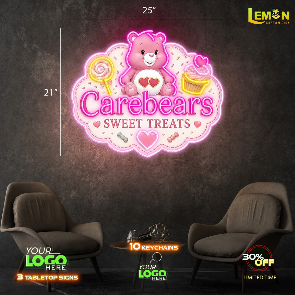 Carebears | LED NEON SIGN (2 SIGNS)