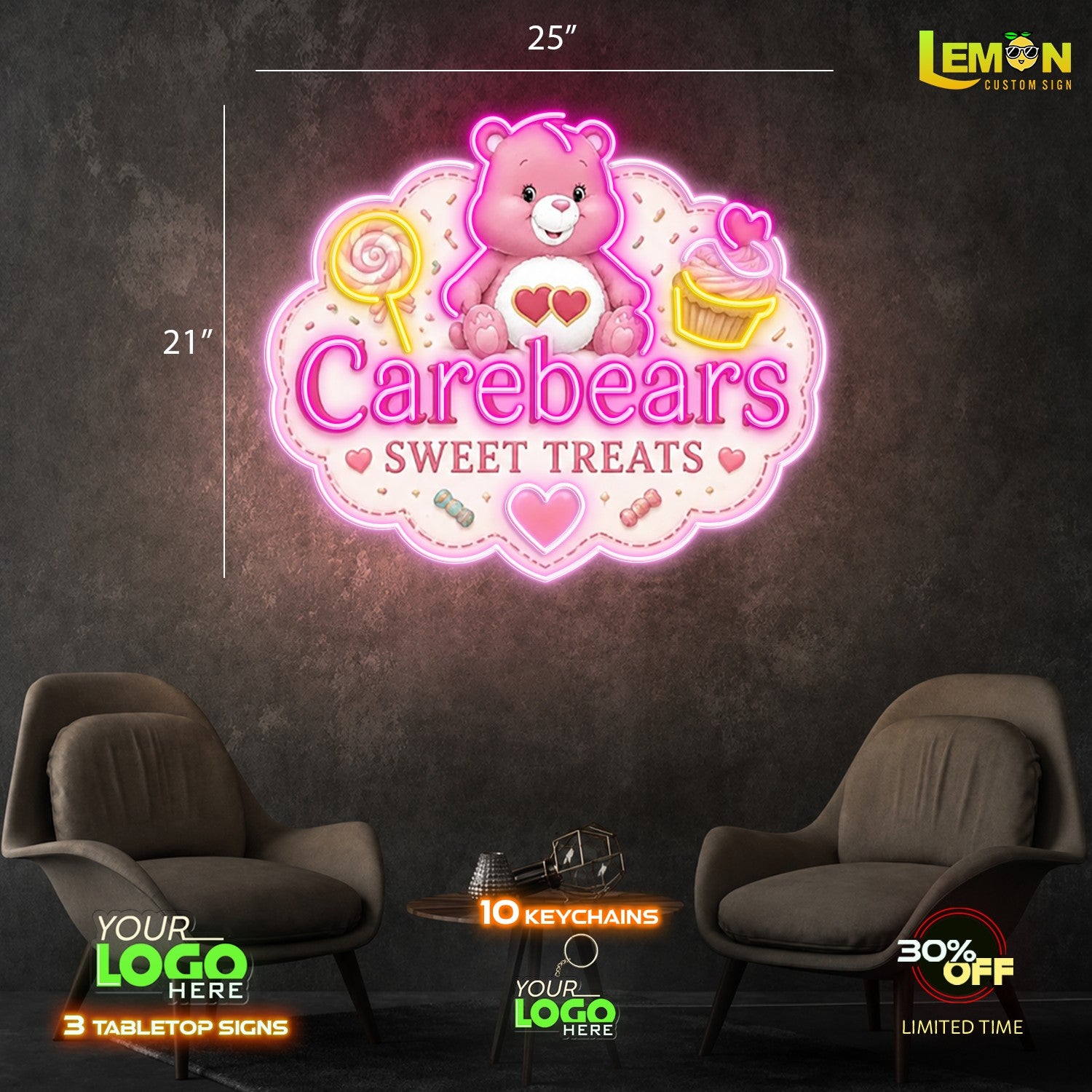 Carebears | LED NEON SIGN (2 SIGNS)