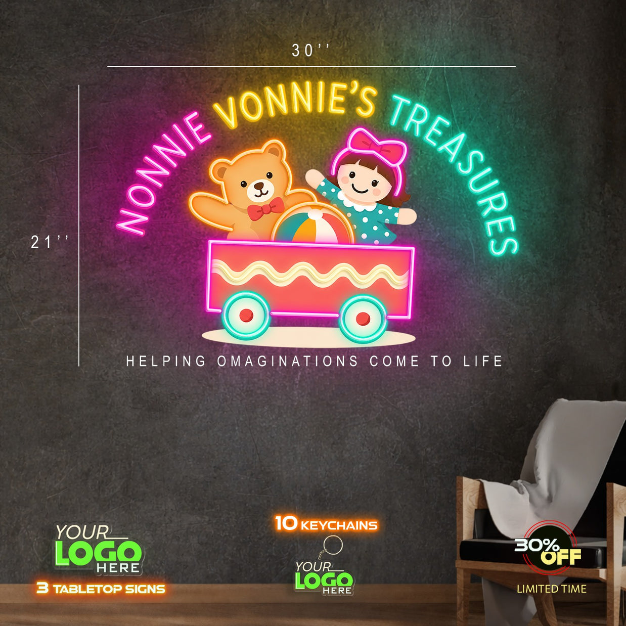 NONNIE VONNIE'S TREASURES | LED NEON SIGN