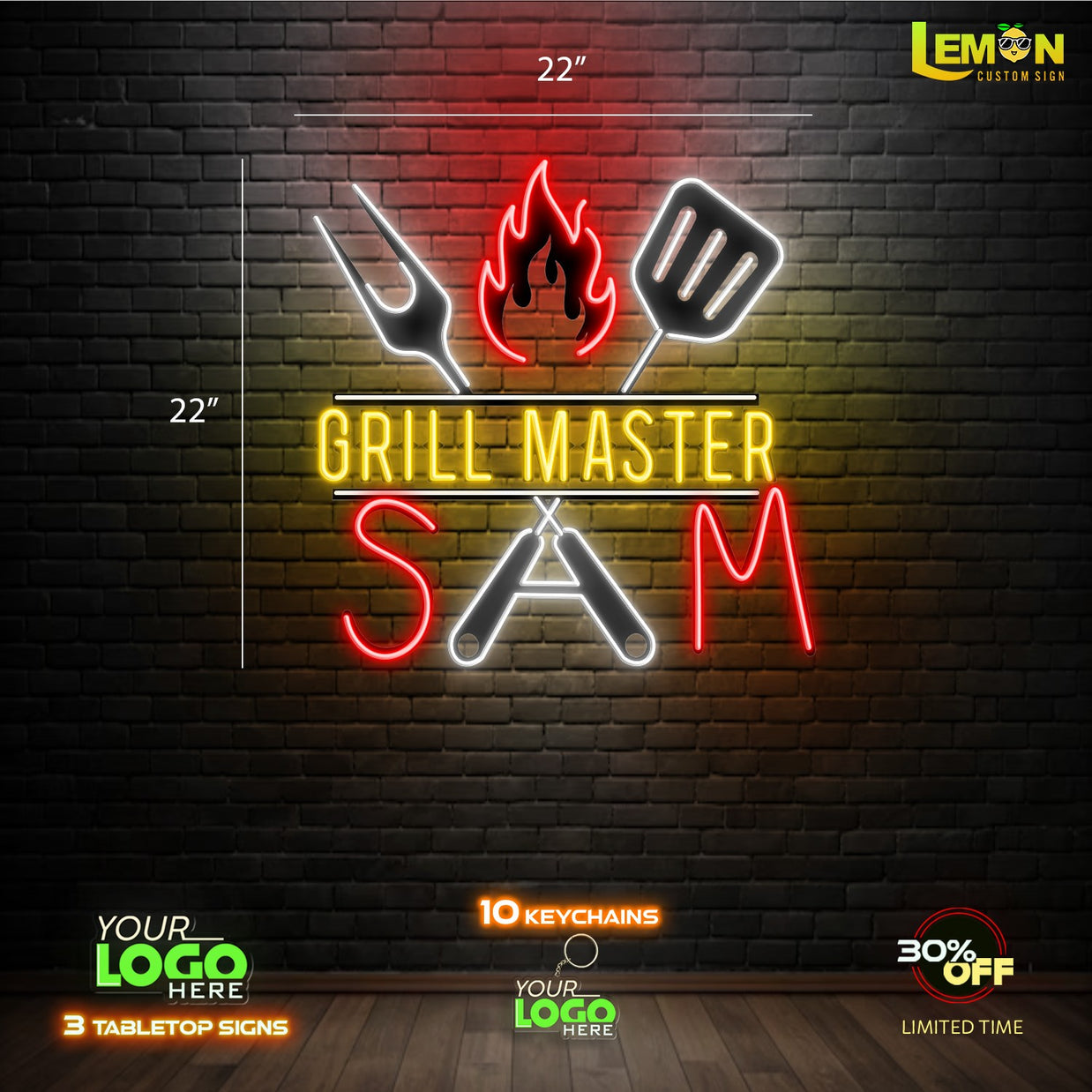 GRILL MASTER | LED NEON SIGN